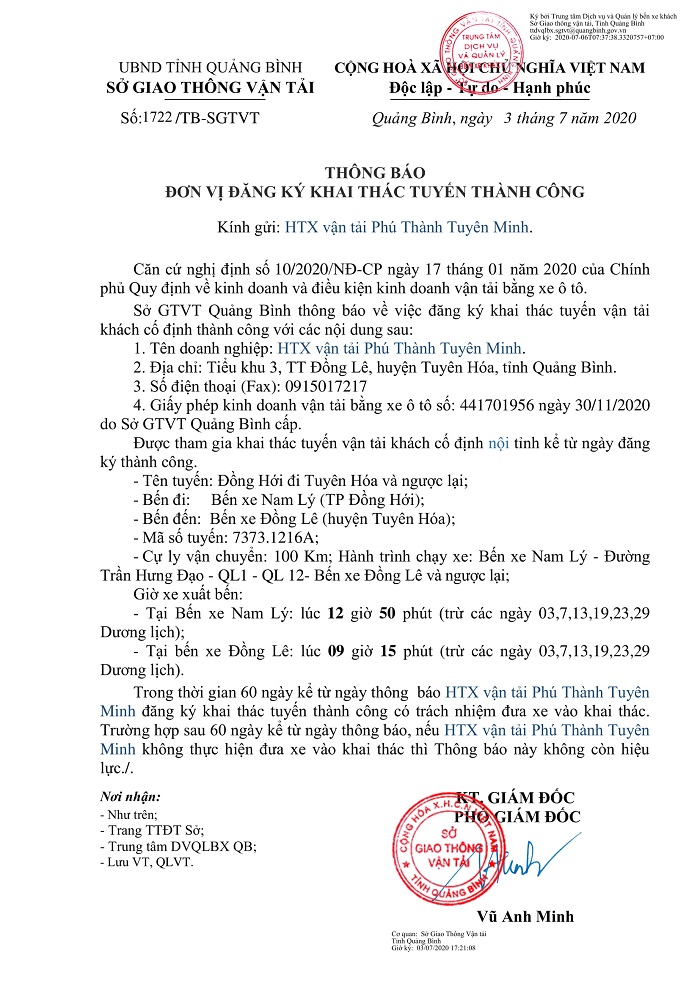 Thông bao thành công Nam Ly Dong Le (03 07 2020 17h21p14) signed signed 1